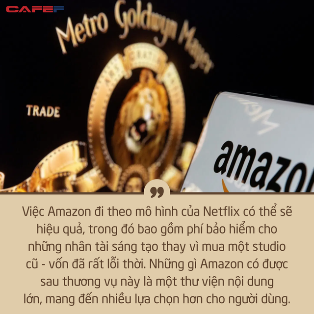 Chi gần 8,5 tỷ USD, liệu MGM có trở thành tấm vé vàng giúp Amazon thống trị Hollywood? - Ảnh 2.