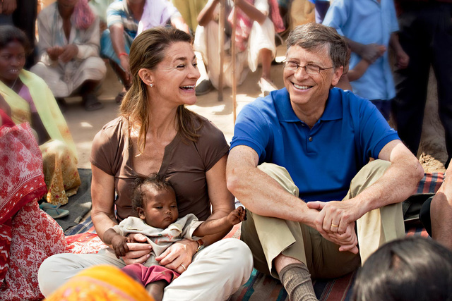 Cuộc hôn nhân 27 năm của vợ chồng tỷ phú Bill Gates qua những bức ảnh - Ảnh 1.