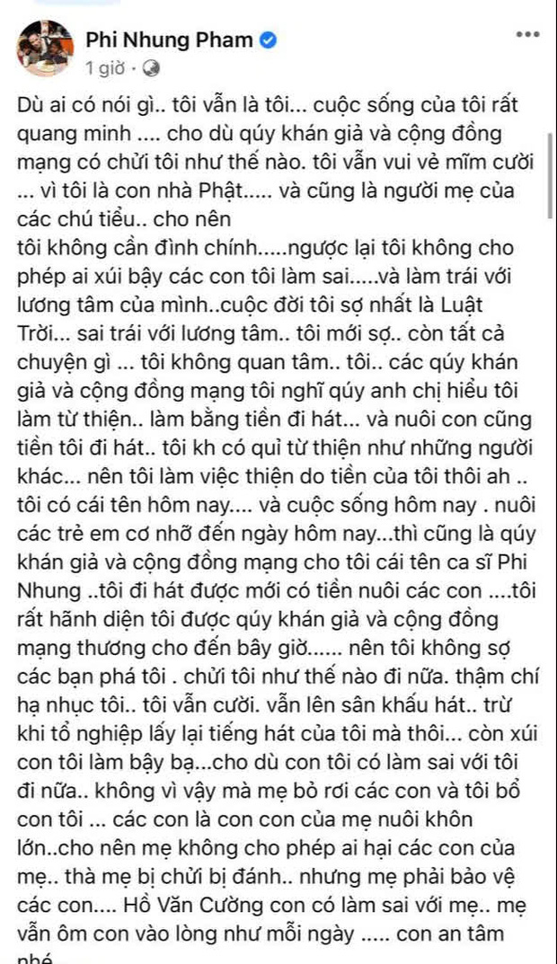  Phi Nhung cùng Hồ Văn Cường ngồi lại làm rõ ồn ào: Sốc khi bị con đâm sau lưng, phải đóng vai ác thì con mới chịu nghe lời - Ảnh 2.