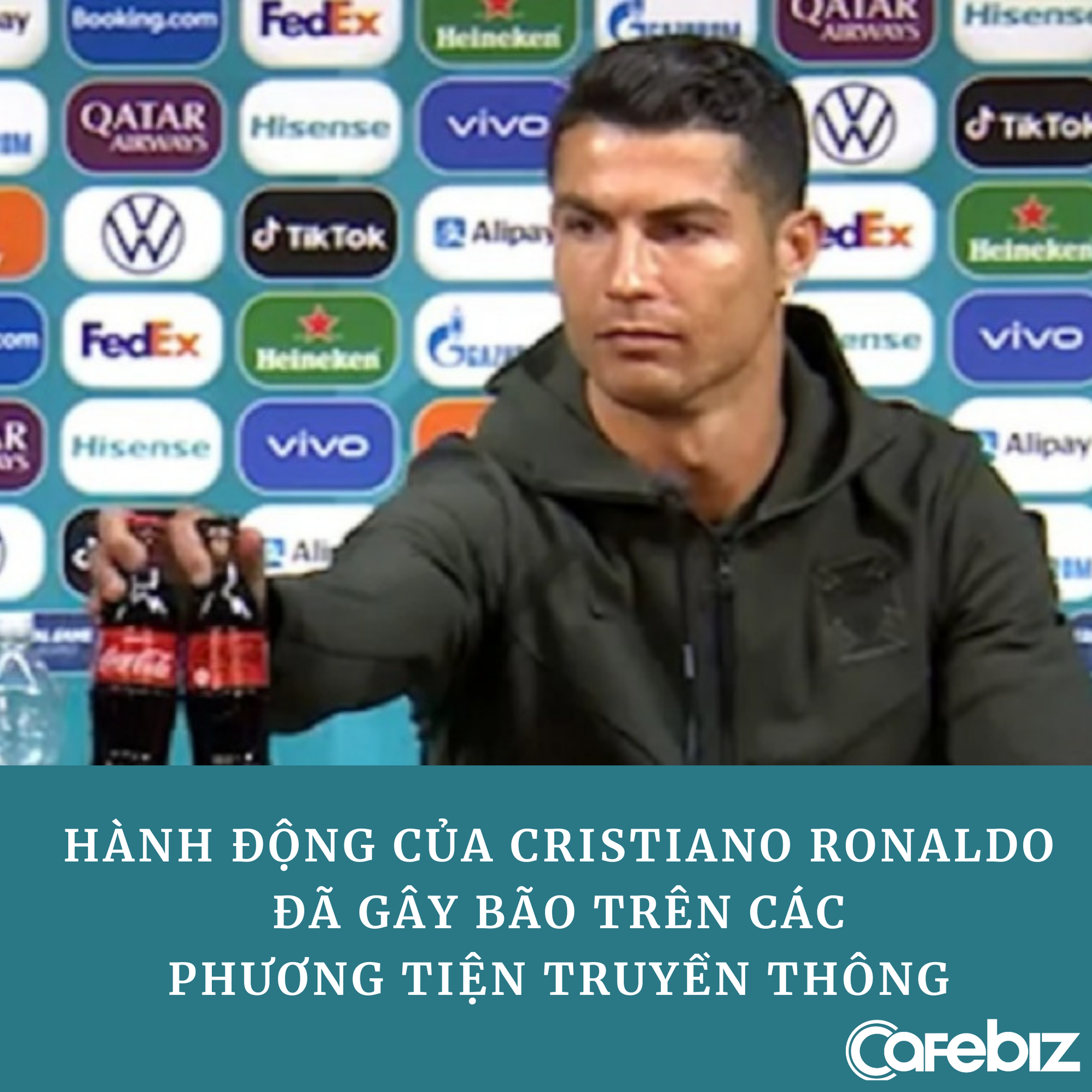 Ronaldo Từng Quảng Cáo Cho Coca Cola Trước Khi Thẳng Tay 'Dẹp' 2 Chai Nước  Ngọt, Khiến Hãng Mất 4 Tỷ Usd