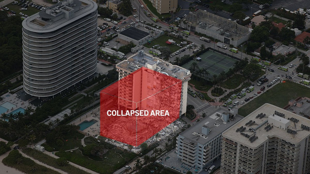 Bí ẩn đằng sau vụ sập tòa chung cư 12 tầng kinh hoàng ở Miami (Mỹ) - Ảnh 1.