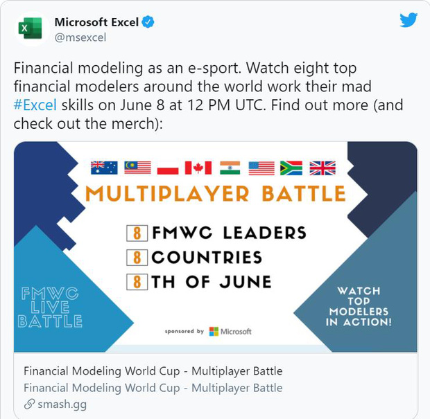 Chuyện thật như đùa: Phần mềm Microsoft Excel trở thành bộ môn eSports được đem ra tranh tài trên toàn cầu - Ảnh 1. Chuyện thật như đùa: Phần mềm Microsoft Excel trở thành bộ môn eSports được đem ra tranh tài trên toàn cầu - Ảnh 1.