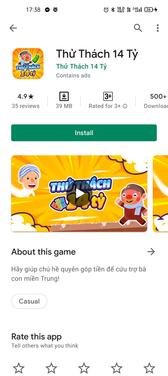 Xuất hiện tựa game Thử Thách 14 Tỷ, lối chơi cực khó và nội dung đậm chất cà khịa - Ảnh 7. Xuất hiện tựa game Thử Thách 14 Tỷ, lối chơi cực khó và nội dung đậm chất cà khịa - Ảnh 7.