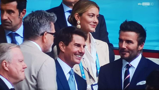 Tổ hợp nhan sắc thần kỳ David Beckham - Tom Cruise gây bão khi đổ bộ Chung kết Euro 2020 - Ảnh 5.