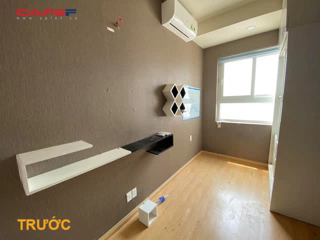  Làm chủ chuỗi villa cao cấp ở Vũng Tàu, đôi vợ chồng vẫn chọn sống bình yên trong căn hộ vỏn vẹn 59m2, cải tạo xong vừa rộng rãi vừa nghệ thuật rất đáng học hỏi  - Ảnh 10.