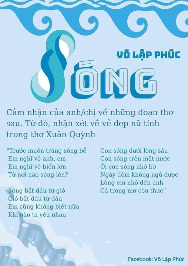 Bài văn phân tích tác phẩm Sóng của thủ khoa kỳ thi tốt nghiệp THPT gây tranh cãi: Dài 10 trang, ngôn từ uyên bác đến mức... người thường lạc lối - Ảnh 2. Bài văn phân tích tác phẩm Sóng của thủ khoa kỳ thi tốt nghiệp THPT gây tranh cãi: Dài 10 trang, ngôn từ uyên bác đến mức... người thường lạc lối - Ảnh 2.