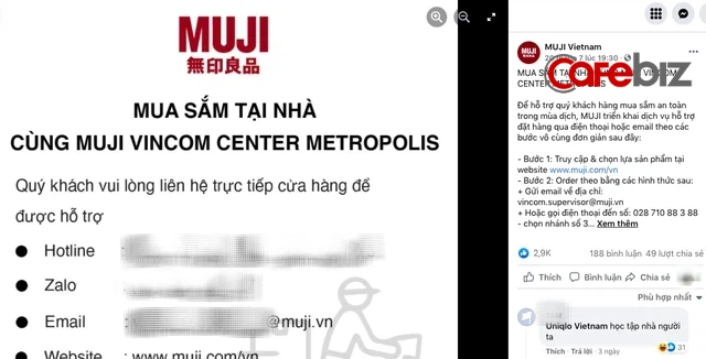 Muji Việt Nam tuyên bố bán hàng online ứng phó giữa mùa dịch, cộng đồng fan réo gọi Uniqlo vào học hỏi - Ảnh 1.
