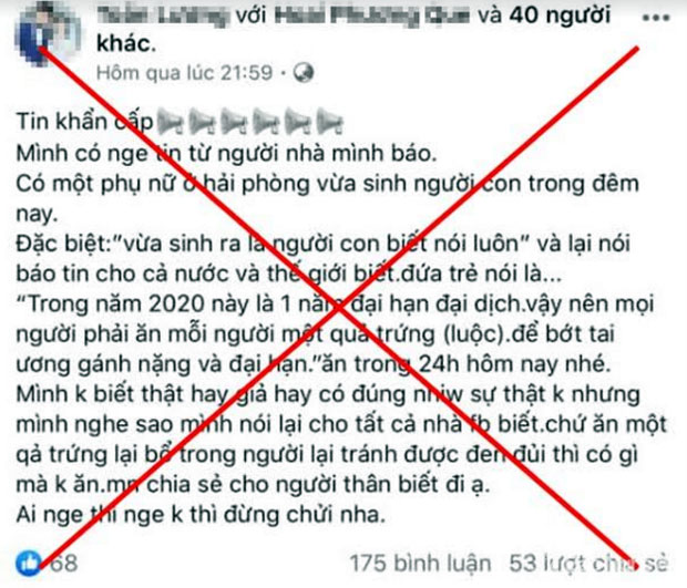 Các thể loại tin đồn mỗi khi có dịch lại nổ ầm ầm trên mạng: Từ phun khử khuẩn bằng máy bay tới chữa Cô-Vít bằng trứng, nhan nhản người bị phạt mà vẫn chưa sợ? - Ảnh 4.