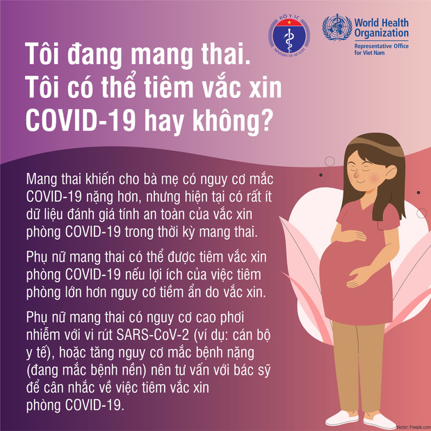 Đang trong kỳ kinh nguyệt, mang thai và cho con bú, có nên tiêm vắc xin phòng Covid-19? - Ảnh 3.