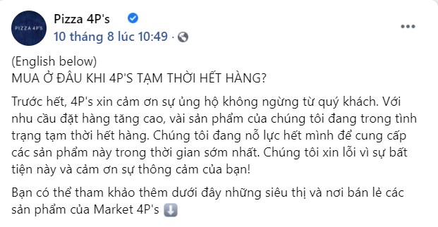 Cẩn trọng khi mua những chiếc bánh Pizza 4Ps bán tràn lan trên mạng, coi chừng khiến bạn mất tiền oan - Ảnh 1.