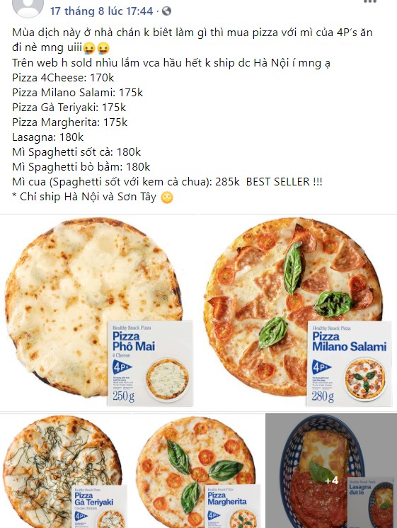 Be careful when buying Pizza 4Ps sold widely online, watch out for making you lose money - Photo 2.