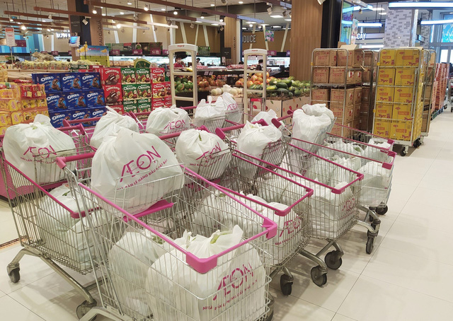   AEON, BigC increase to 14-15 combos from fruits and vegetables to bread, dry food... can deliver 1,000-2,000 combos/day - Photo 1.