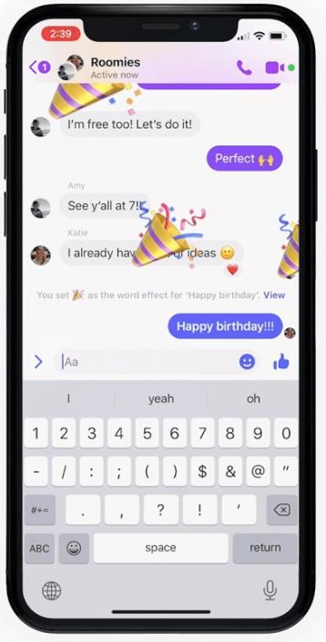 Mừng Messenger tròn 10 tuổi cùng những tính năng mới: Poll Game mới ‘Nhiều khả năng sẽ’, tặng quà sinh nhật với Facebook Pay, Hiệu ứng từ ngữ - Ảnh 7.
