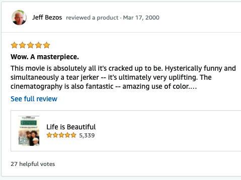 Trước khi trở thành người giàu nhất hành tinh, Jeff Bezos cũng từng viết review dạo - Ảnh 1.