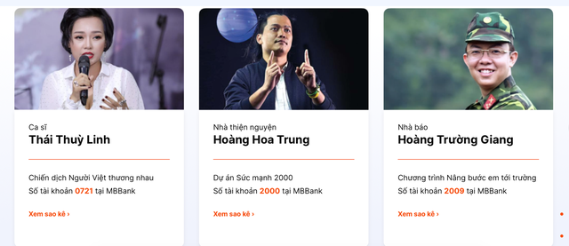  Ngân hàng MB bắt trend, mở tài khoản riêng cho người làm từ thiện, ai cũng có thể vào xem sao kê online  - Ảnh 1.