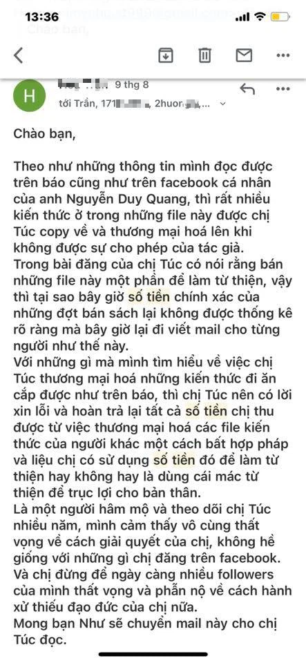 Hot girl PT hàng đầu Việt Nam dính phốt ăn cắp chất xám đem tổng hợp tài liệu rồi bán để làm từ thiện - Ảnh 8.