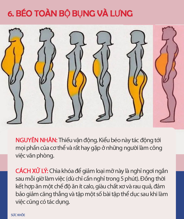 Nếu thấy mình có vẻ béo, hãy xem hình dưới đây để biết thừa mỡ ở chỗ nào trên cơ thể và cách xử lý chúng nhanh nhất có thể - Ảnh 6.