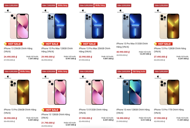 Giá iPhone 13 giảm cực sâu dịp giáp Tết Nguyên đán: Nhưng mua ở đâu để có giá rẻ nhất? - Ảnh 1.