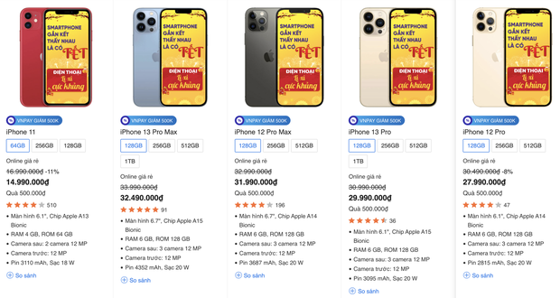 Giá iPhone 13 giảm cực sâu dịp giáp Tết Nguyên đán: Nhưng mua ở đâu để có giá rẻ nhất? - Ảnh 5.