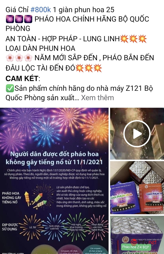 Thu hồi pháo hoa giàn phun của Công ty hóa chất 21, chờ đánh giá về tiếng nổ - Ảnh 2.