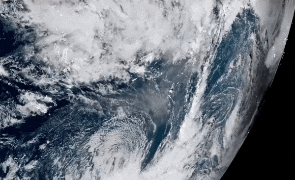 Kinh hoàng hình ảnh núi lửa tại Thái Bình Dương phun trào nhìn từ không gian - Ảnh 4.