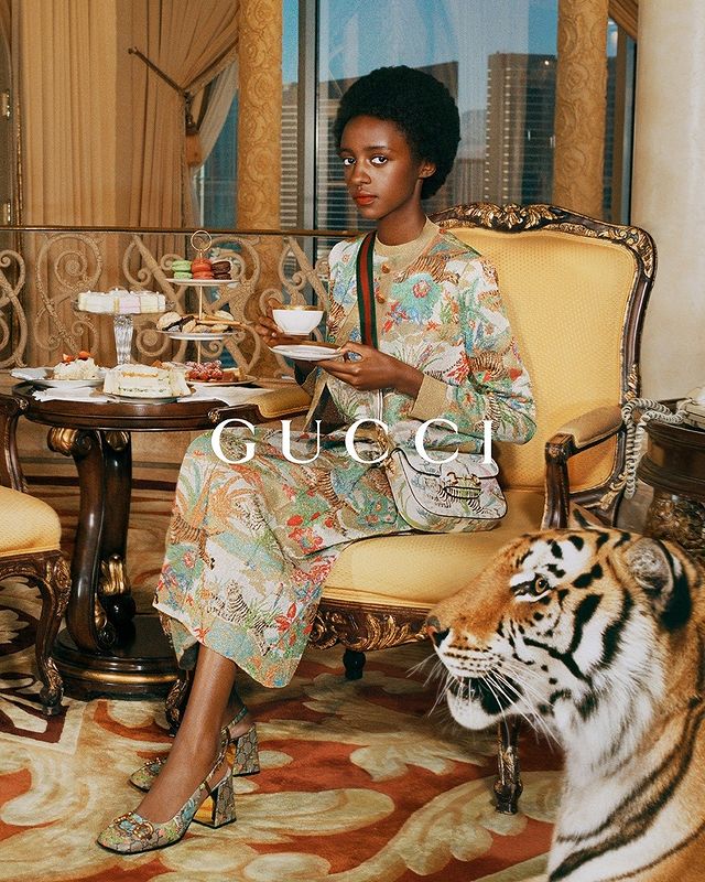 Thương hiệu xa xỉ Gucci gây tranh cãi vì dùng hổ thật quay quảng cáo - Ảnh 3.