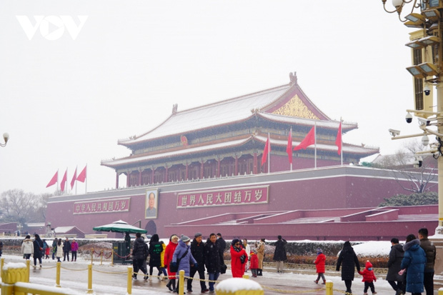 Bắc Kinh ngập trong tuyết trước thềm Olympic mùa đông - Ảnh 11.