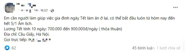 Việc hot lương cao dịp Tết, trả lương 800.000 đồng - 1 triệu đồng/ngày: Nhà nhà đau đầu xoay xở tìm người nhưng vẫn như mò kim đáy biển - Ảnh 2.