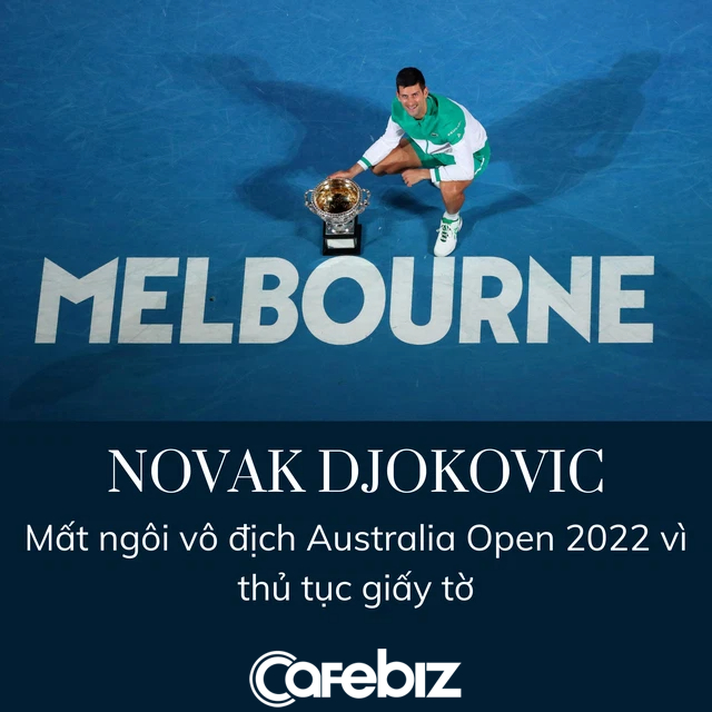 Novak Djokovic bị đuổi khỏi giải Australia Open vì không có giấy tờ tiêm vaccine Covid-19 - Ảnh 1.