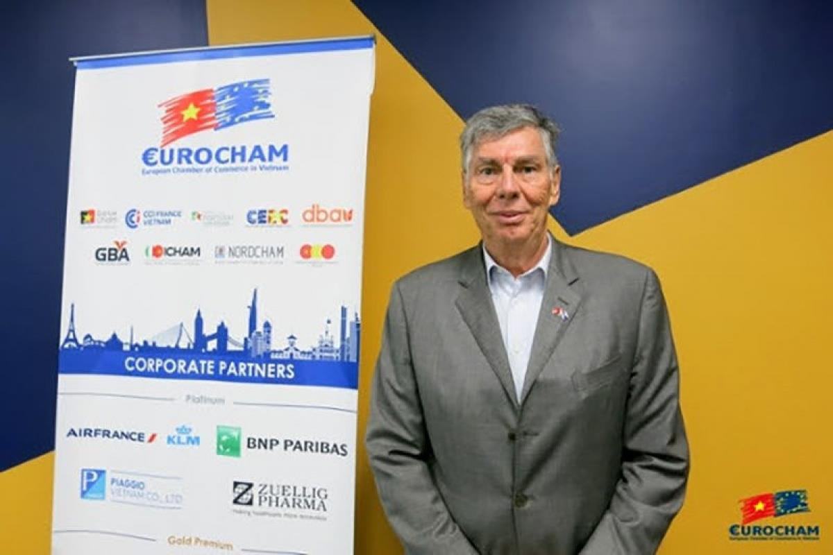 Chủ tịch EuroCham khuyến nghị các giải pháp giúp Việt Nam thu hút các doanh nghiệp FDI hiệu quả - Ảnh 1. Chủ tịch EuroCham khuyến nghị các giải pháp giúp Việt Nam thu hút các doanh nghiệp FDI hiệu quả - Ảnh 1.