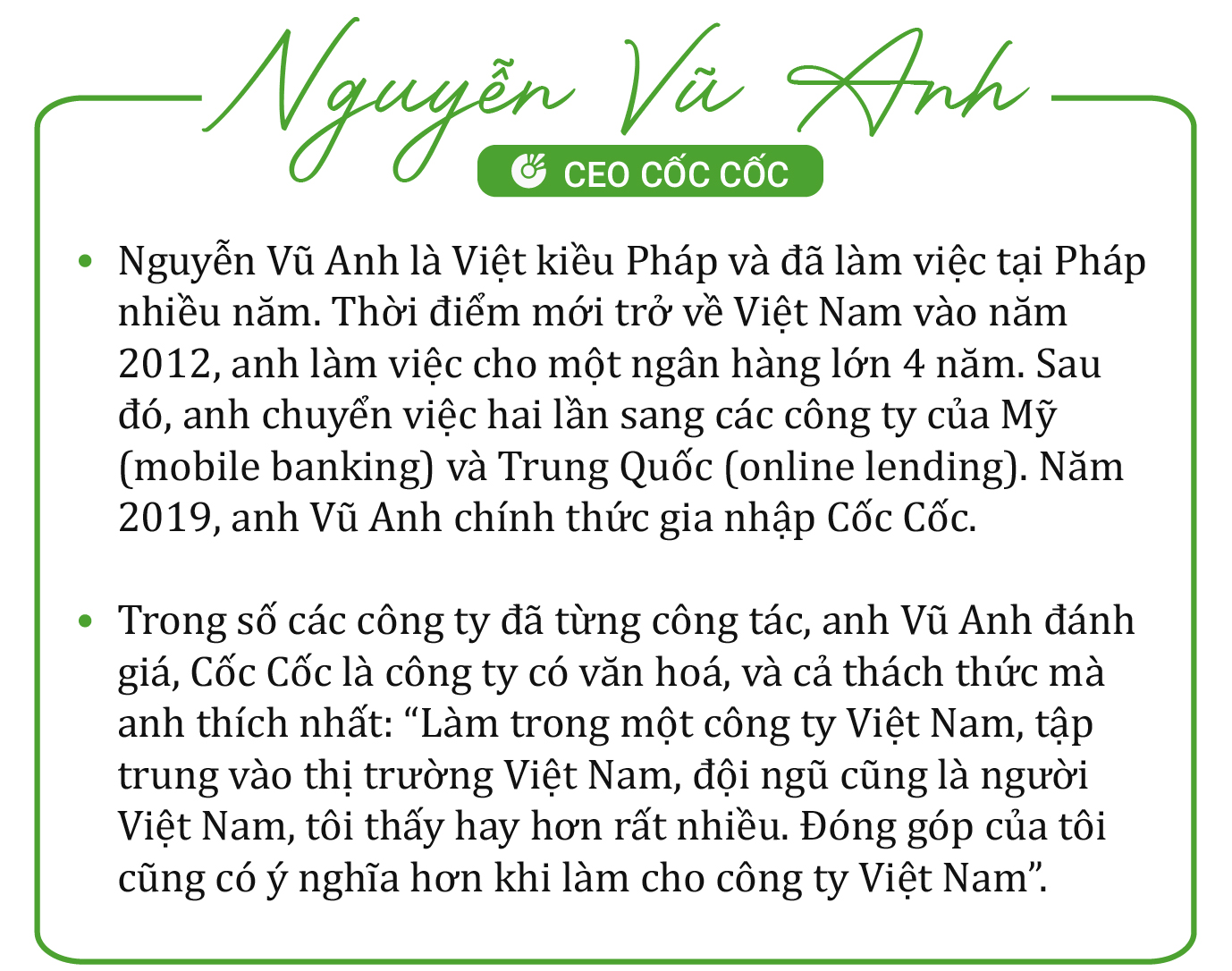 CEO Cốc Cốc: Thành công được đo bằng những người dùng hạnh phúc! - Ảnh 1.