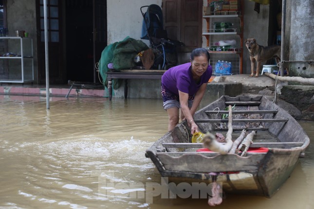 Nước lũ rút chậm, hàng nghìn hộ dân vùng hạ du ở Nghệ An vẫn bị cô lập - Ảnh 4.