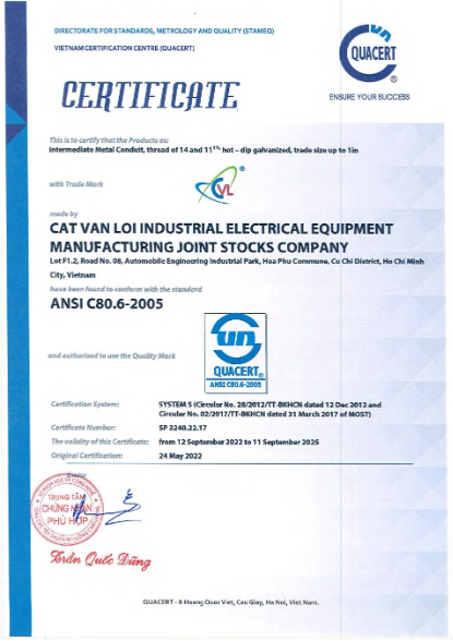 Ống luồn dây điện IMC chuẩn ANSI C80.6 bảo vệ dây cáp điện an toàn - Ảnh 1. Ống luồn dây điện IMC chuẩn ANSI C80.6 bảo vệ dây cáp điện an toàn - Ảnh 1.