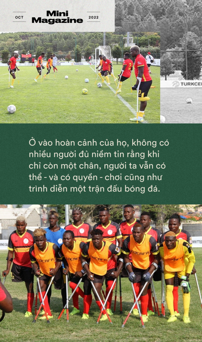 Chuyện của đội bóng cụt chân vô địch World Cup: Khi thể thao chữa lành vết thương từ bom đạn chiến tranh - Ảnh 1.