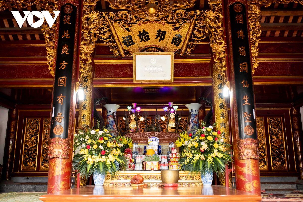 Cận cảnh đền thờ Kinh Dương Vương, nơi thờ vị vua đầu tiên của đất nước - Ảnh 11.