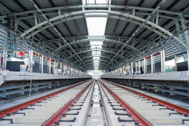  Cận cảnh nhà ga Khu Công nghệ cao hoàn thành 99% của tuyến Metro TP.HCM  - Ảnh 10.
