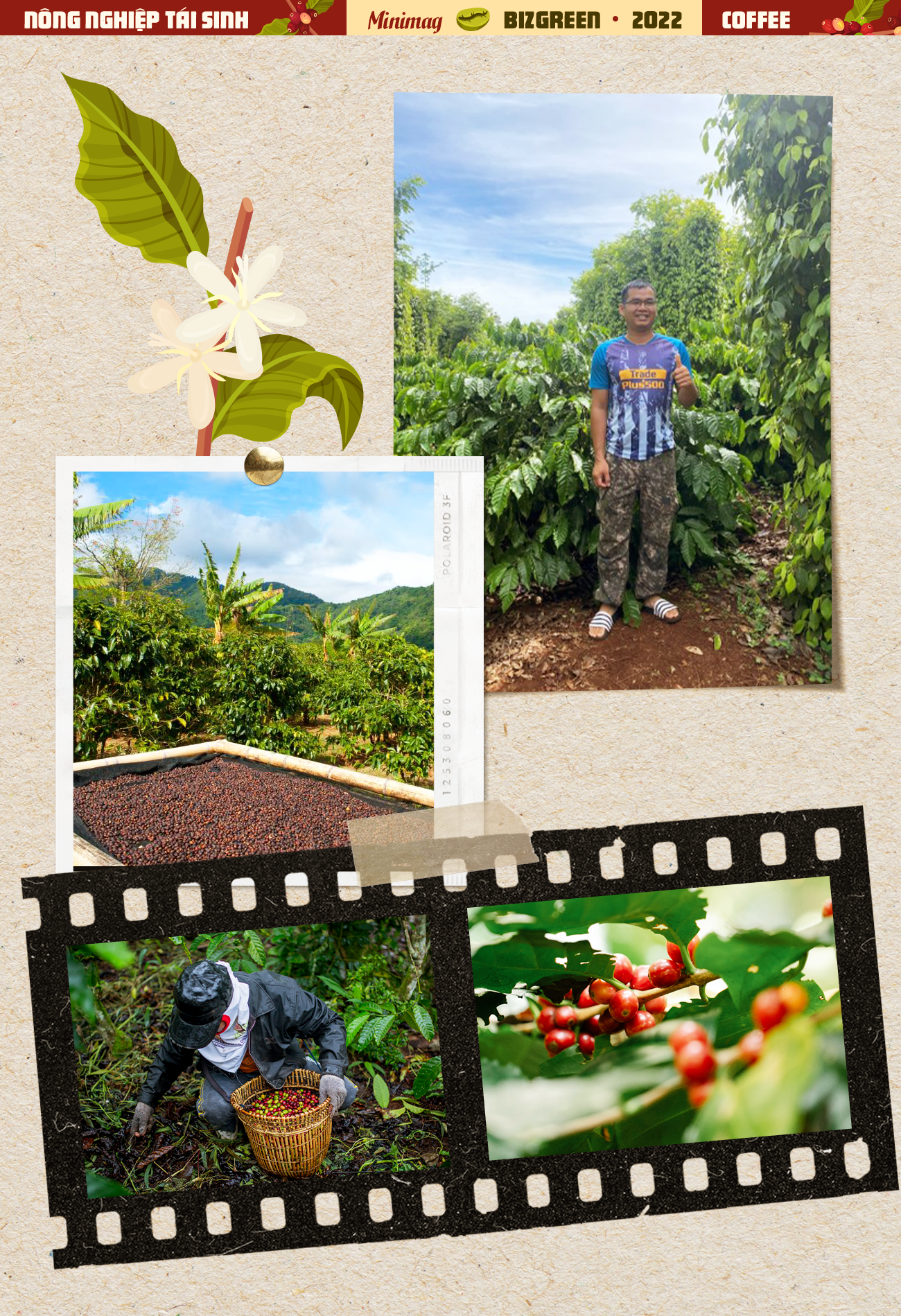Với bức ảnh cảnh quan đẹp tuyệt vời của người đàn ông trồng cà phê, bạn cảm nhận được sức sống của nông nghiệp Việt Nam. Với những nỗ lực và cố gắng không ngừng nghỉ, người trồng cà phê Việt Nam đã góp phần làm nên thành công của nền kinh tế quốc gia. Hãy cùng đến và khám phá những bức ảnh ấn tượng về ngành nông nghiệp của Việt Nam.