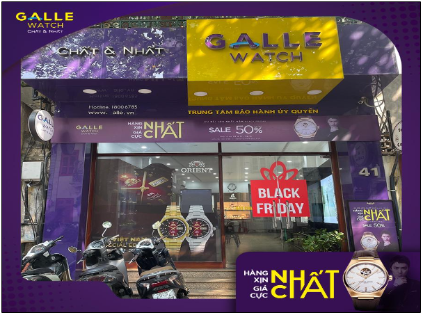 Black Friday - Mua đồng hồ chính hãng giá ưu đãi tại Đồng hồ Galle - Ảnh 2. Black Friday - Mua đồng hồ chính hãng giá ưu đãi tại Đồng hồ Galle - Ảnh 2.