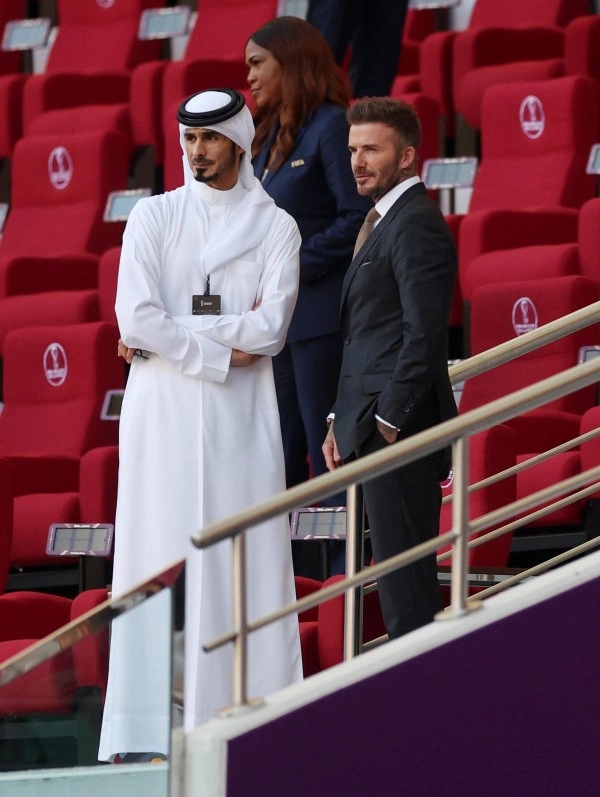 David Beckham phong độ và quyền lực ở tuổi 47: Triệu phú sắp làm “ông nội” vẫn lịch lãm như nam thần, “bỏ túi thêm hàng triệu đô nhờ World Cup 2022 - Ảnh 7.