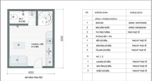Thiết kế cho ngôi nhà chỉ rộng 20m2 nhưng có tới 3 phòng ngủ thoáng mát - Ảnh 1. Thiết kế cho ngôi nhà chỉ rộng 20m2 nhưng có tới 3 phòng ngủ thoáng mát - Ảnh 1.