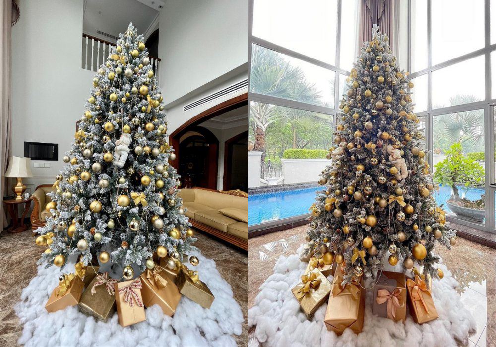 Những sao Việt \'chi bạo\' trang trí nhà mùa Noel