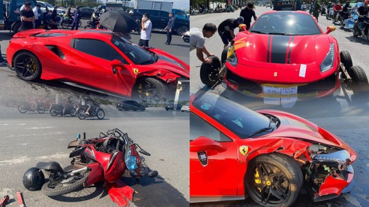 Giám định ma túy, nồng độ cồn đối với tài xế siêu xe Ferrari gây tai nạn - Ảnh 1.