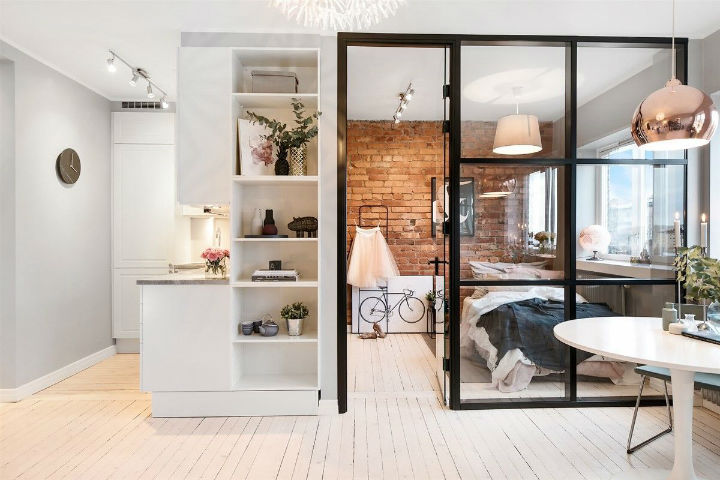 Căn hộ nhỏ 30m² đẹp đến từng góc nhỏ với phong cách trang trí Scandinavians - Ảnh 1. Căn hộ nhỏ 30m² đẹp đến từng góc nhỏ với phong cách trang trí Scandinavians - Ảnh 1.