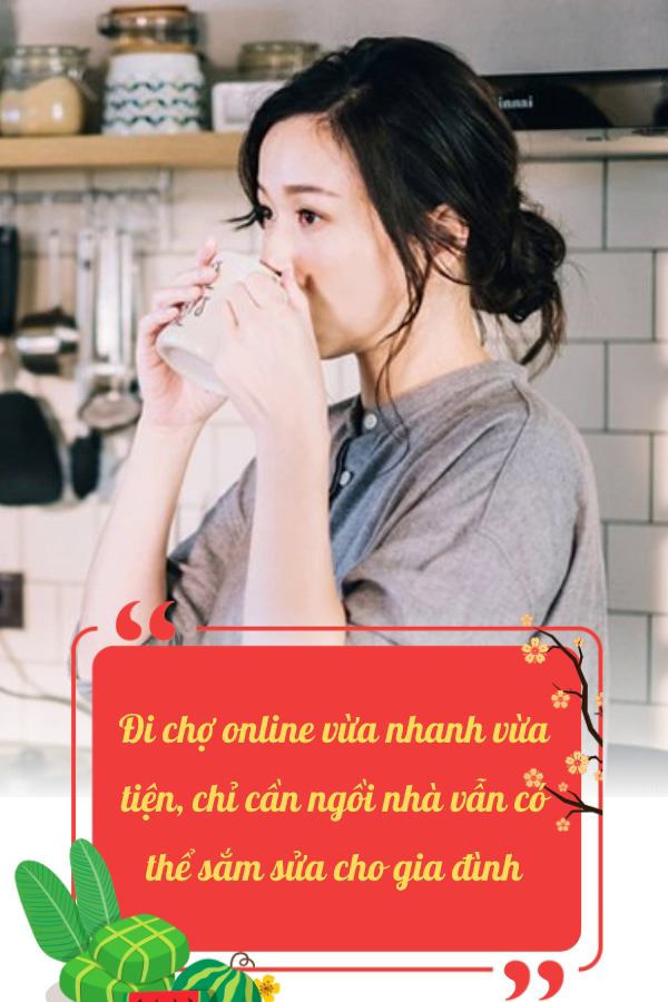 Tết trọn an vui: Đi chợ kiểu mới, nằm nhà cũng có thể đi chợ, 'chốt đơn' là có người mang đến tận cửa, thậm chí còn rẻ hơn ngoài hàng - Ảnh 2.