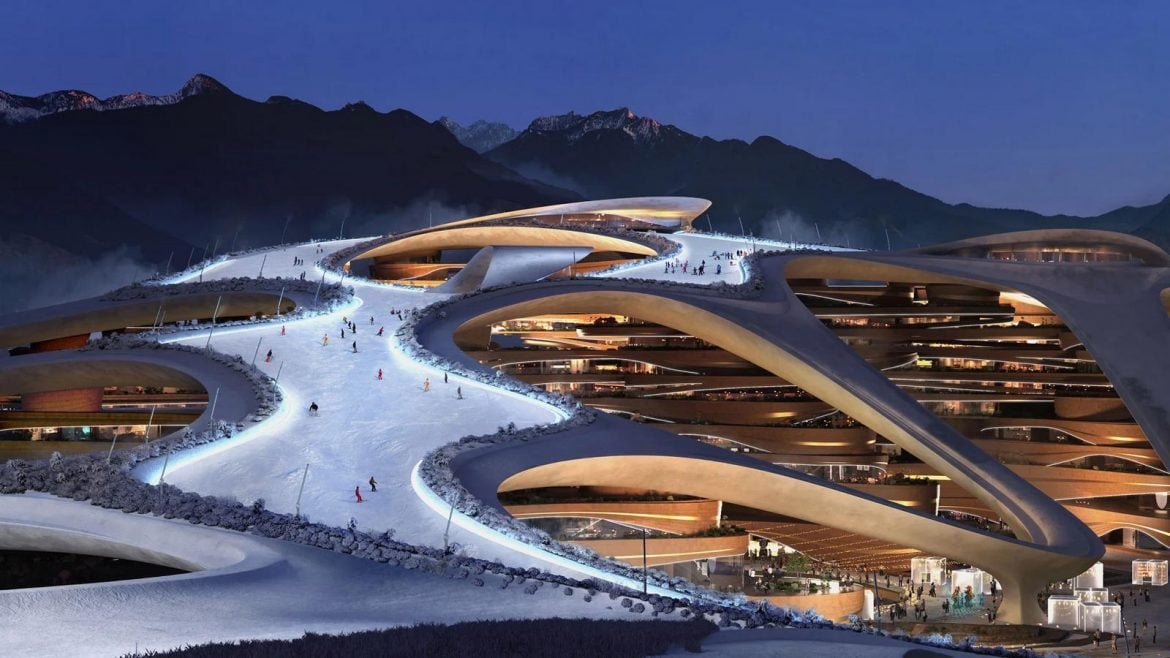 Quên Qatar đi, đây mới là đại gia chịu chi nhất lúc này: Đăng cai Á vận hội mùa đông tại siêu đô thị 500 tỷ USD, mạnh tay xây dựng resort trượt tuyết... giữa sa mạc - Ảnh 2.