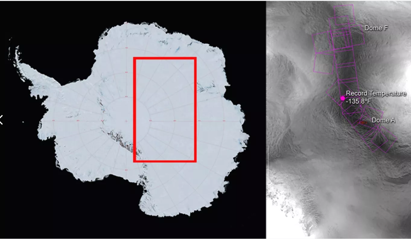Vệ tinh NASA hé lộ nơi lạnh nhất nhất Trái Đất, thấp hơn cả nhiệt độ tại nhiều nơi trên Sao Hỏa - Ảnh 1.