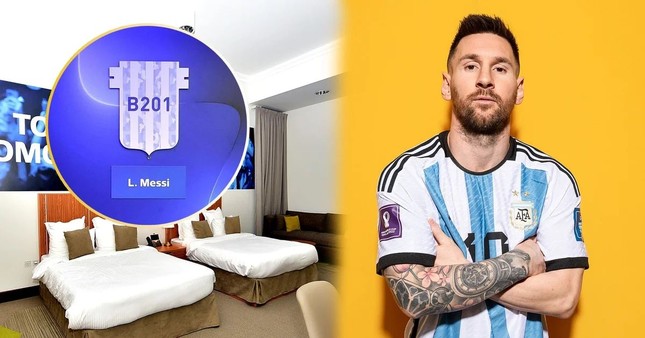 Phòng ngủ của Messi tại Qatar biến thành bảo tàng - Ảnh 1.