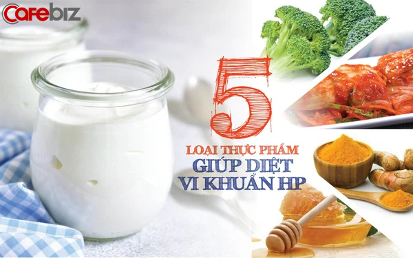 Không cần dùng thuốc, đây là 5 thực phẩm KHẮC TINH của vi khuẩn HP, càng ăn càng sạch ruột, giảm 25% khả năng mắc ung thư dạ dày