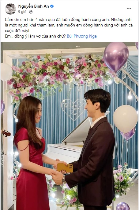 Ngay trước thềm Valentine, 1 Á hậu xinh đẹp, gương mặt quen thuộc của VTV được cầu hôn: Trước khi nói lời đồng ý, nàng không quên hỏi một câu - Ảnh 1.