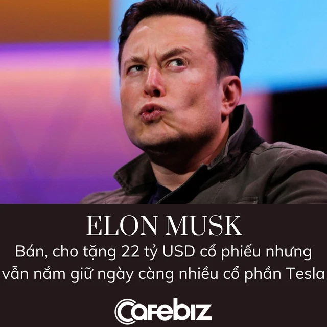 Elon Musk và cú lừa 22 tỷ USD: Than phải bán nhiều cổ phiếu để trả thuế nhưng ngày càng giàu, vẫn là cổ đông cá nhân lớn nhất của Tesla - Ảnh 1.